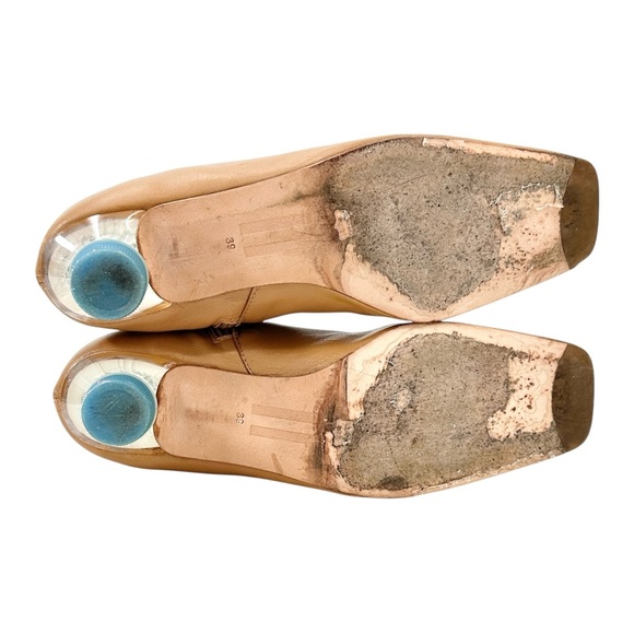 MIISTA Veronika Embellished Leather Ankle Boots - Water Bottle Cap Heel Booties - Picture 10 of 12